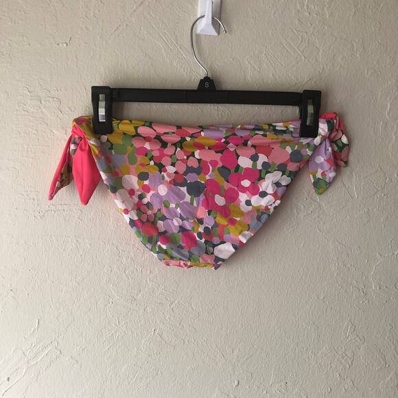 NWT Kate Spade Reversible Pink and Floral Bikini Bottom - Picture 5 of 9